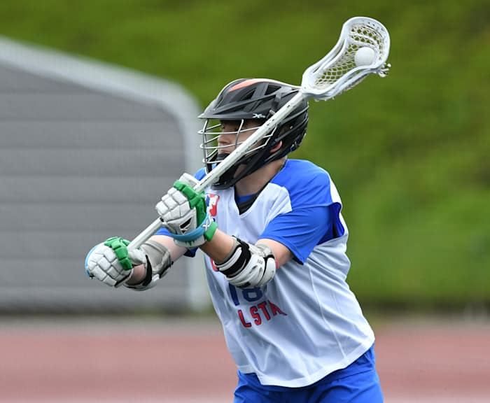 Oregon high school boys lacrosse 2022 all star game Taylor Balkom 15